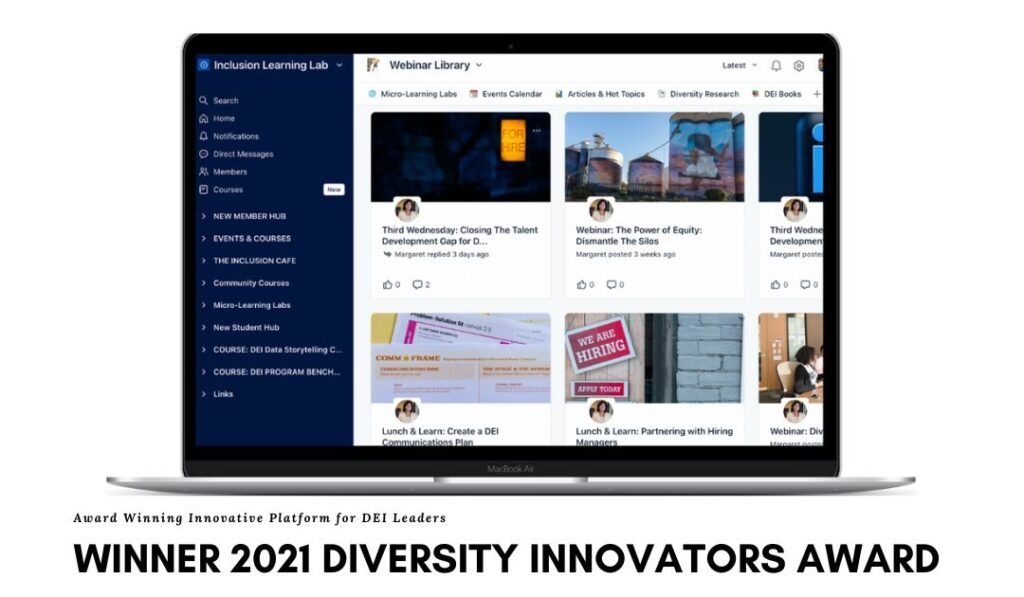 The Inclusion Learning Lab Winner of 2021 Diversity Innovators Award