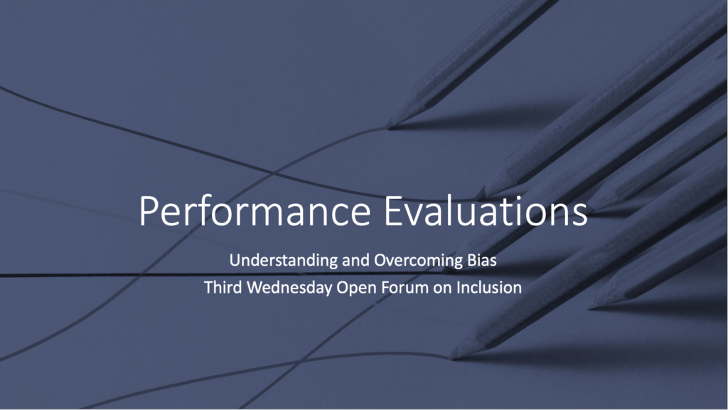 Overcoming Bias in Performance Evaluations