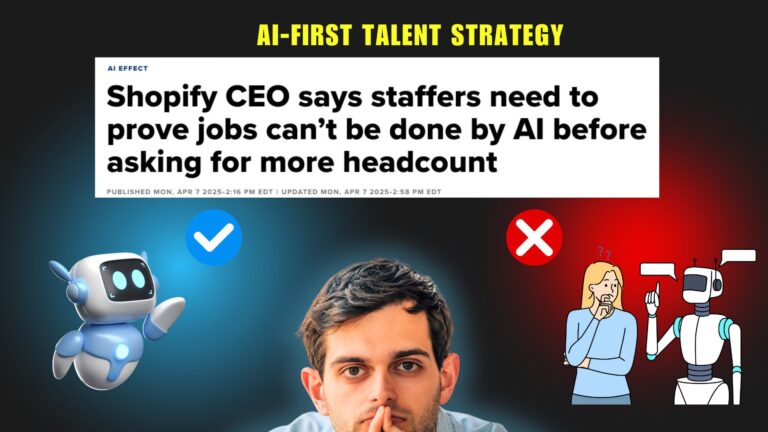 Shopify “AI-First” Hiring Policy: AI vs Human Strategy cover